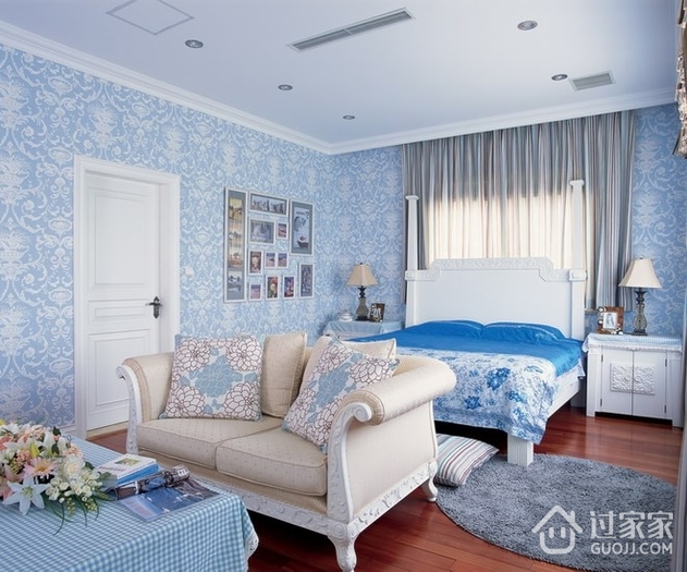 柔美线条奢华欧式欣赏卧室效果