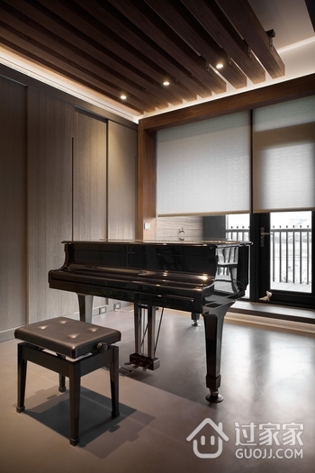 现代风格住宅套图设计琴房