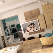 50平理想与现实住宅欣赏客厅设计