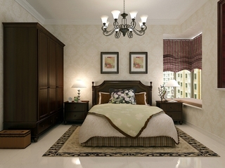 115平温馨舒适三居室欣赏卧室设计