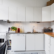 76平白色北欧两居欣赏厨房设计
