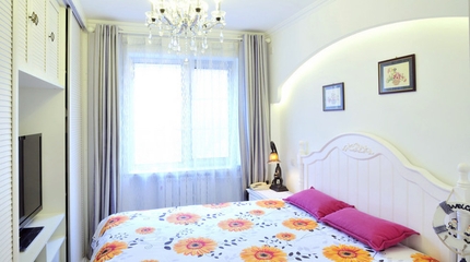 50平小户型地中海设计欣赏卧室效果