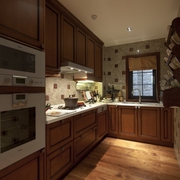 270平美式样板房别墅欣赏厨房