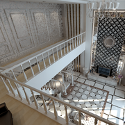 现代风格别墅设计效果图楼梯