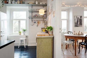 66平白色北欧住宅欣赏厨房效果