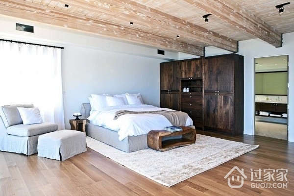 简洁现代海边住宅欣赏卧室设计