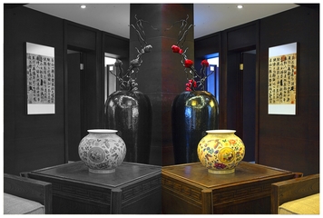 中式风花瓶设计图片