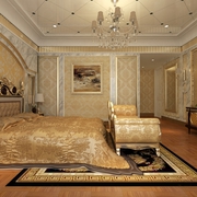 欧式效果图设计欣赏卧室全景效果图