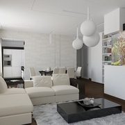 实用美观现代简约住宅欣赏客厅设计