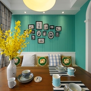 78平绿色美式住宅欣赏客厅设计