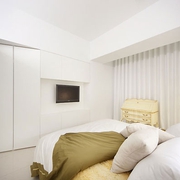 现代效果图温馨住宅设计卧室效果