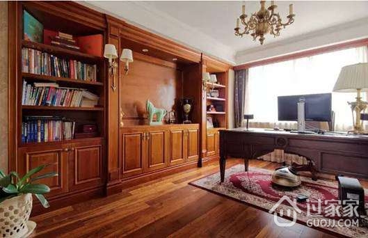 150平米三居室装修 木色打造的美式风格