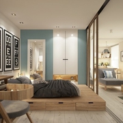 45平现代住宅改造欣赏卧室设计