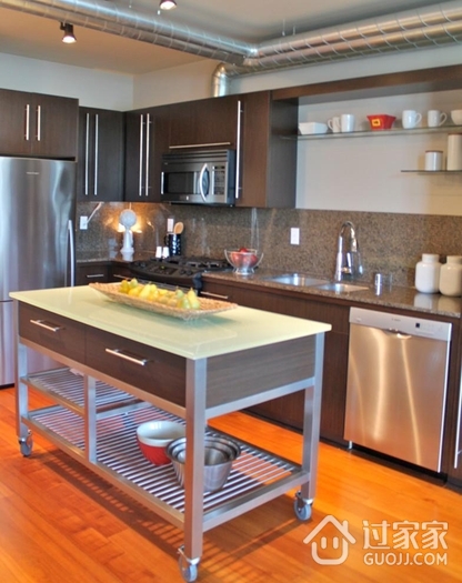 现代风格住宅设计图厨台