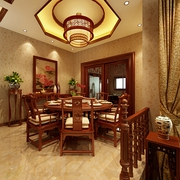 中式古典住宅欣赏餐厅设计