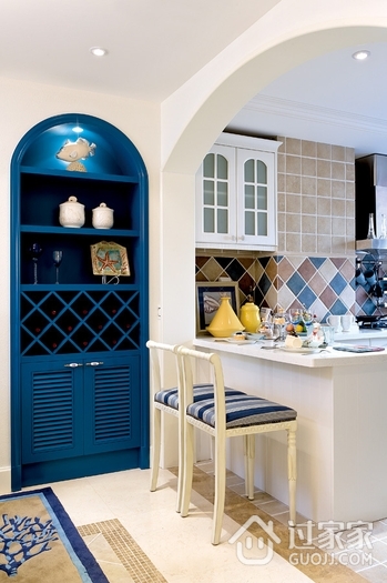 奢华地中海三居室欣赏厨房设计