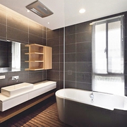 日式轻松两居室欣赏卫生间