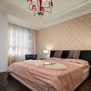 110平新中式雅致住宅欣赏卧室设计