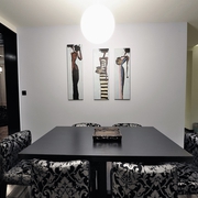个性舒适现代三居室欣赏餐厅设计