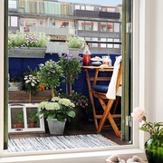 96平独特设计北欧公寓欣赏阳台