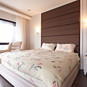 105平简约木质温馨三居欣赏卧室设计