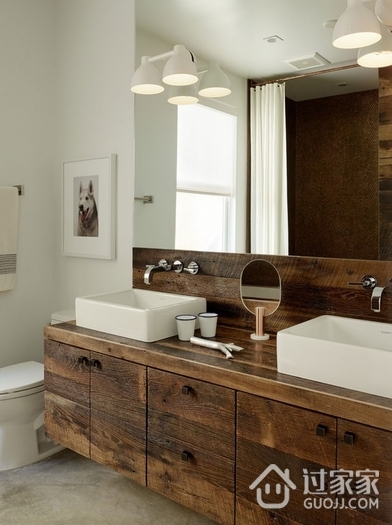 现代风格复式住宅欣赏洗手间设计