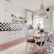 107平白色北欧住宅欣赏厨房