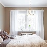 白色北欧爱情公寓欣赏卧室设计