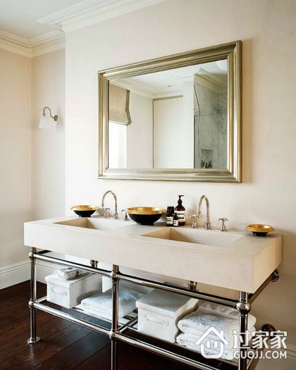 欧式古典时尚住宅欣赏洗手间