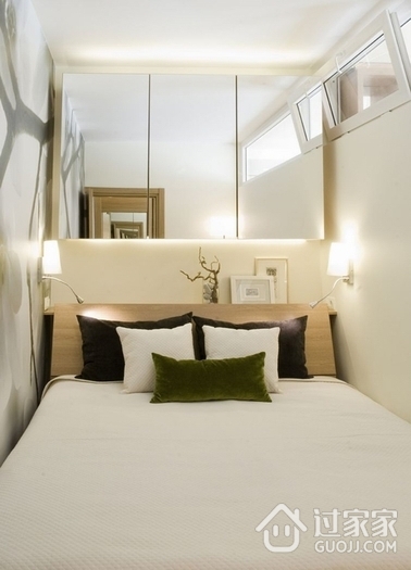 37平温馨单身公寓欣赏卧室设计