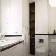 白色北欧风情住宅欣赏卫生间设计