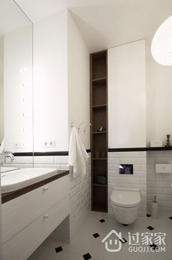 白色北欧风情住宅欣赏卫生间设计