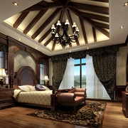 奢华欧式风格装饰效果图卧室