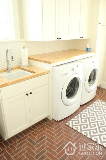 简约风格公寓效果图洗衣机