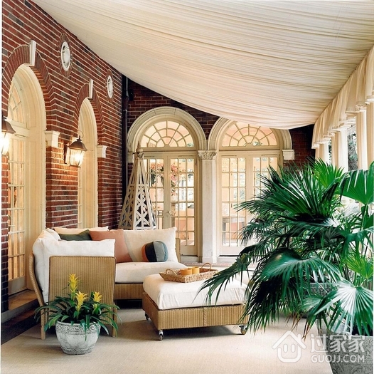 美式别墅装饰套图欣赏客厅休闲厅设计