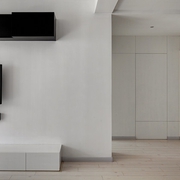 现代白色朴素设计欣赏客厅效果