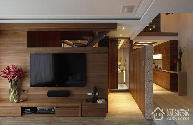 127平现代舒适复式楼欣赏客厅设计