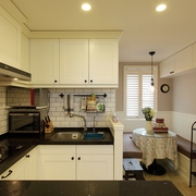 86平美式小清新住宅欣赏厨房