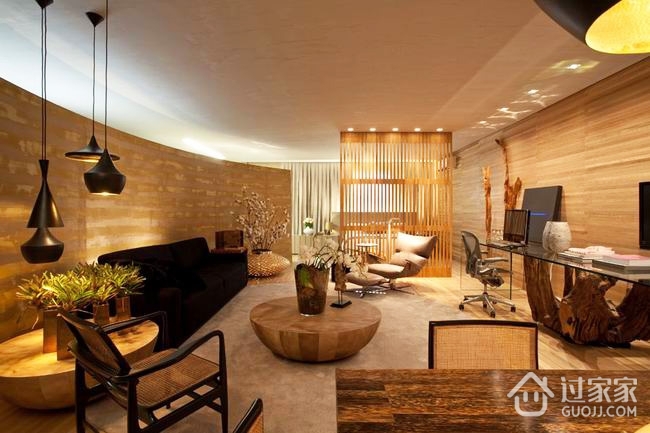 木质现代公寓欣赏客厅