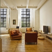 北欧舒适复式公寓欣赏客厅效果