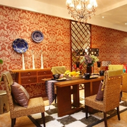 东南亚风格三居欣赏客厅设计