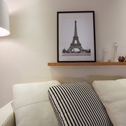白色三居现代风格效果图沙发背景