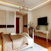 180平欧式案例欣赏卧室设计