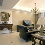 欧式古典风格一居欣赏客厅
