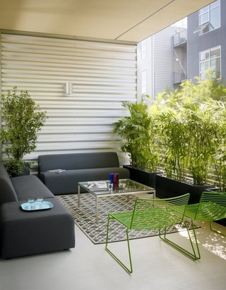 清新自然简约居室欣赏阳台设计