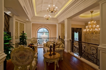 300平豪华法式别墅欣赏家庭厅