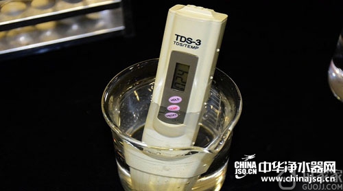 净化过的自来水TDS值为24ppm