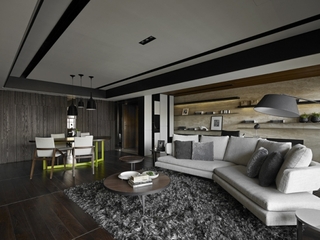 新古典效果图设计住宅欣赏客厅