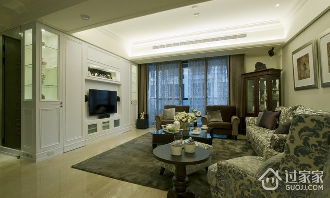 舒适与动感美式住宅欣赏客厅