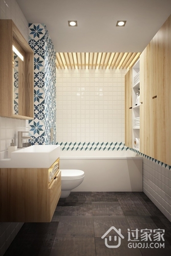 45平现代住宅改造欣赏卫生间设计